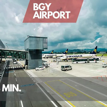 Appartement Alta - 5min From Bgy Airport, Ac, Wifi Bergame