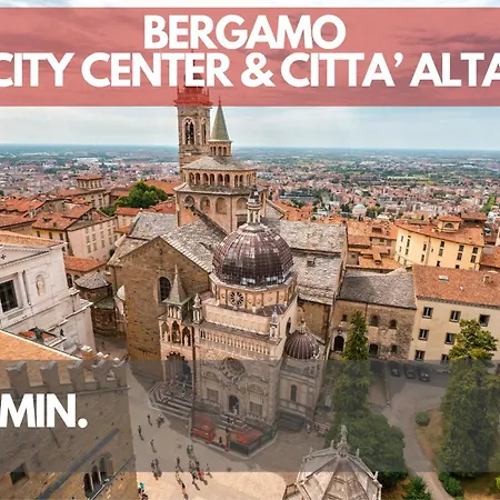 Citta Alta - 5min From Bgy Airport, Ac, Wifi * بيرغامو