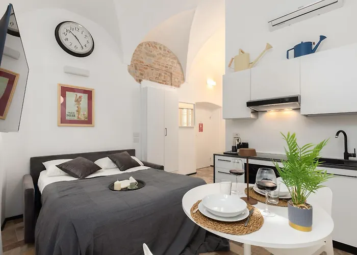 Citta Alta - 5min From Bgy Airport, Ac, Wifi Lägenhet *